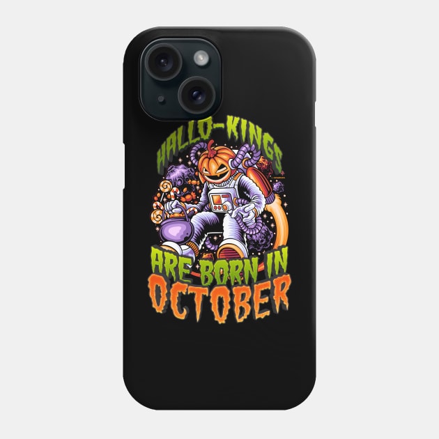 Kings of Halloween | HalloKings Are Born In October Phone Case by Creatura