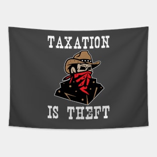 Taxation Is Theft Gift For Accountant Tapestry