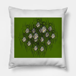 Spiders Decorate Pillow