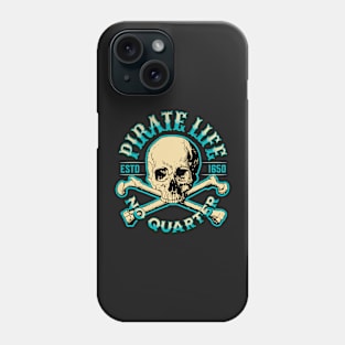 Pirate life crossbones Phone Case