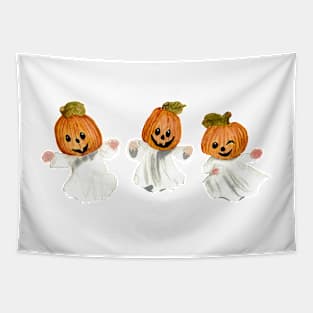 3 little pumpkins Tapestry