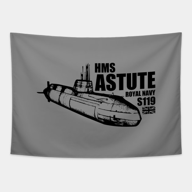 HMS Astute (S119) Tapestry by TCP