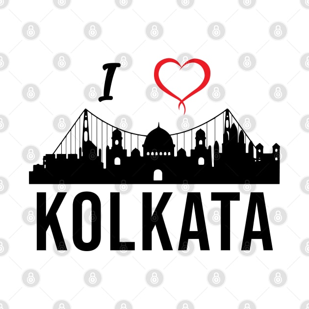 I love Kolkata West Bengal India by alltheprints