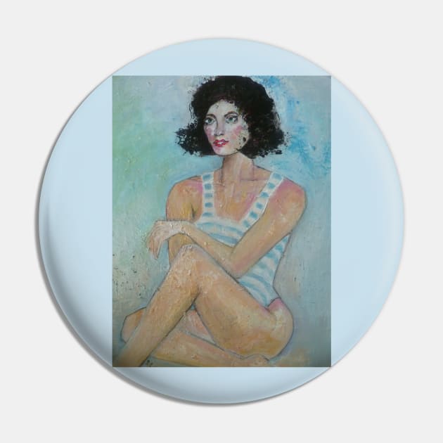 Milady at the beach Pin by soffya