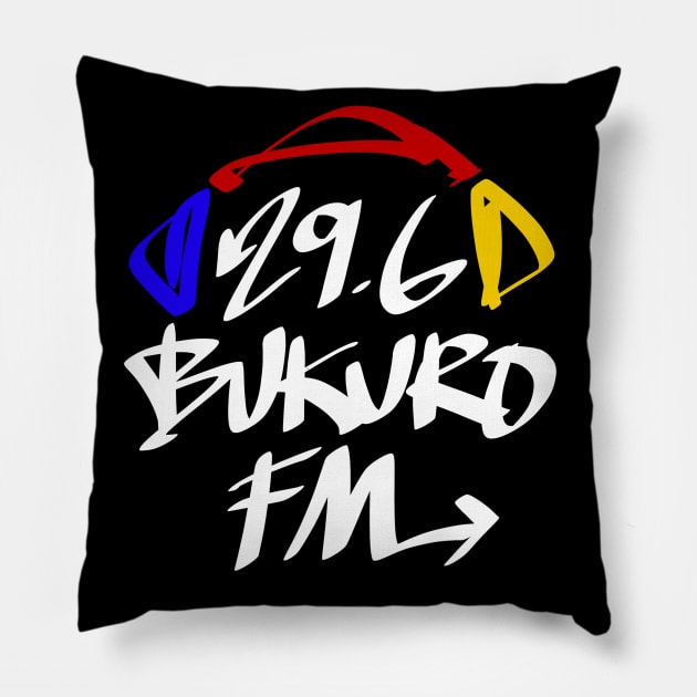 29.6 Bukuro FM Logo 1 Pillow by Astrayeah