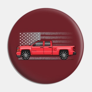 Red Usa 3 Pin