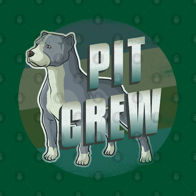 Pit Crew Pitty Love Pit Bull Pun American Pit Bull Terrier Pride by SeaLAD