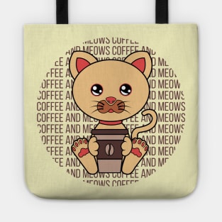 All I Need is Coffee and cats, coffe and cats, coffee and cats lover Tote