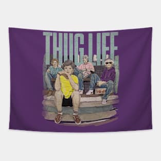 Thug Life Vintage Watercolor Tapestry