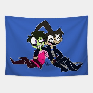 ZaDr Hug - Invader Zim Tapestry