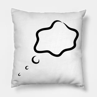 Thinking bubble Pillow