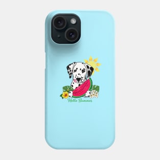 Dalmatian Hello Summer Phone Case