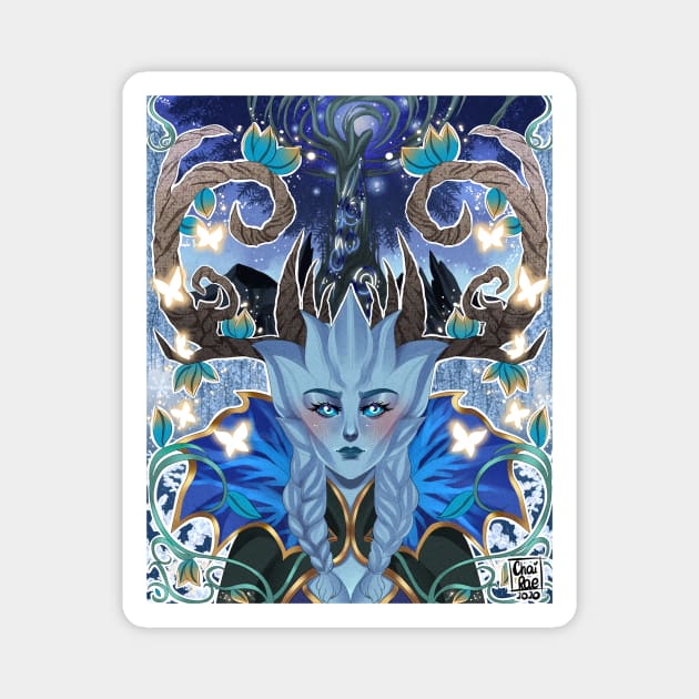 Winter Queen - Ardenweald Magnet by Chairae