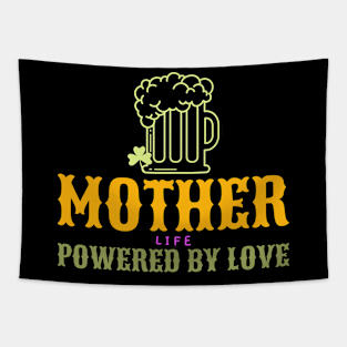 MOTHER life powered by love Tapestry