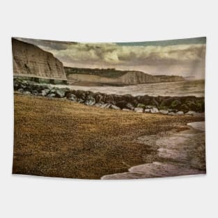 The Beach and Cliffs at Rottingdean Tapestry