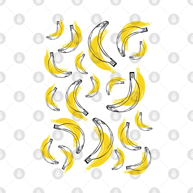 Feel Banana Summer Pattern by Patternos