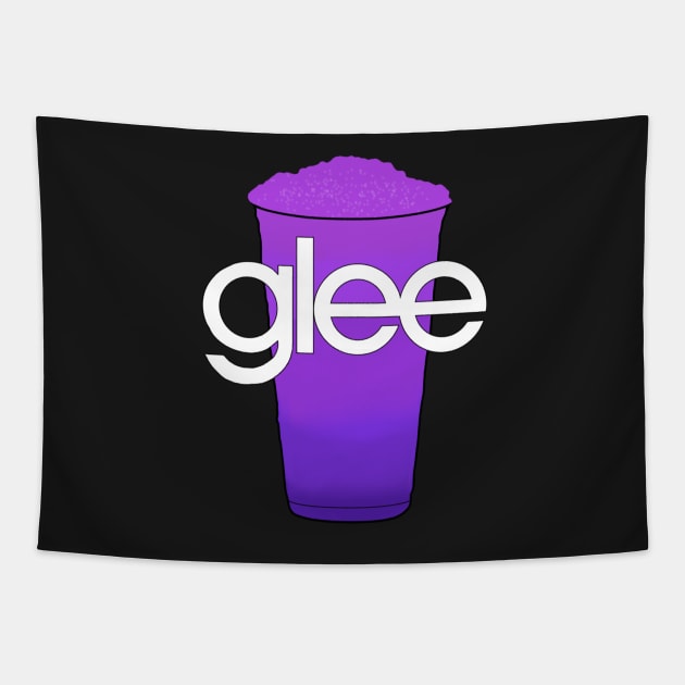 Glee Slushie Fanart Purple Tapestry by senaeksi