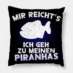 fleischfressender Fisch Lustiger Piranha Spruch Pillow