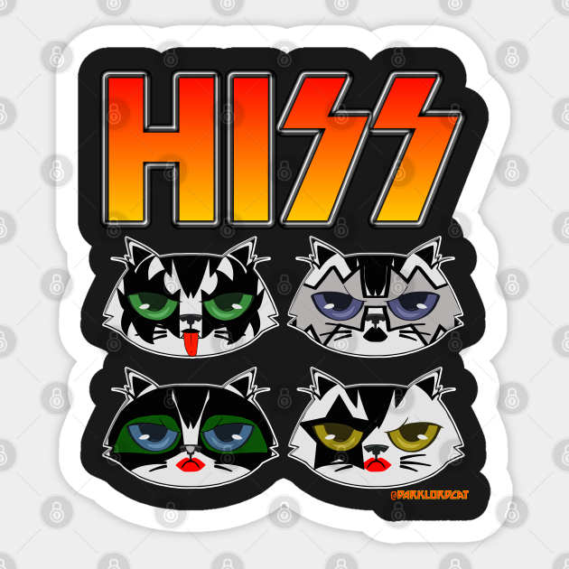 HISS - Cat - Sticker