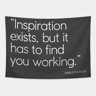 Inspiration to artist according to Picasso Tapestry