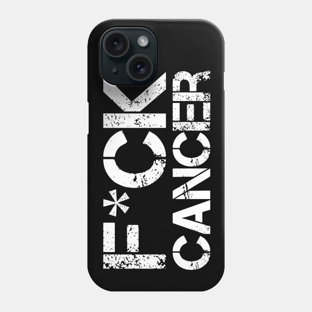 F*CK CANCER Phone Case by dustbrain