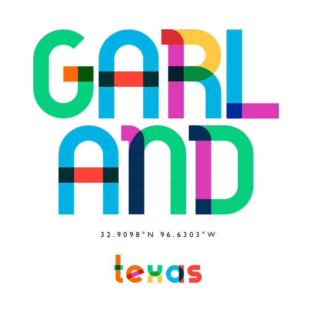 Garland Texas Mid Century, Pop Art, by Hashtagified