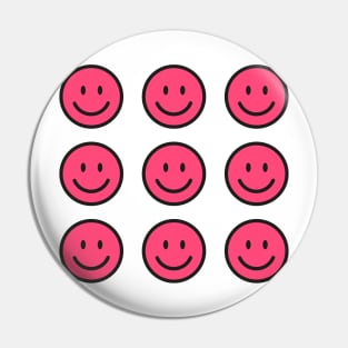 Pink emoji sticker pack Pin