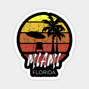 Miami Florida Sunset Magnet