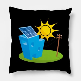 Solar House Pillow