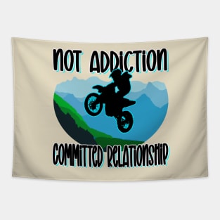 BIKER STUFF FUNNY QUOTE Tapestry