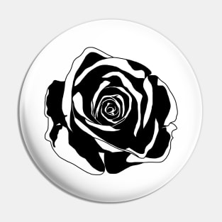 Contrast Rose Pin