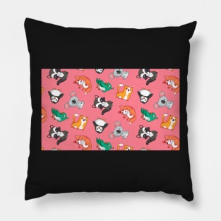 Cute Baby Animals Pink Penguin Fox Koala Animal Social Distancing FaceMask Teachers Pillow