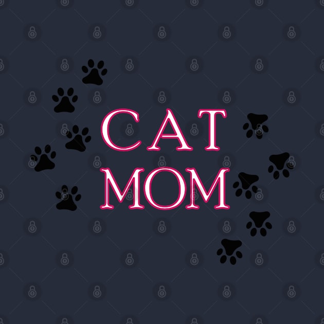 Cat mom by V-shirt