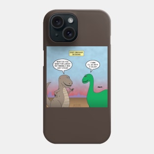 Dinosaur Dinner Selections Phone Case