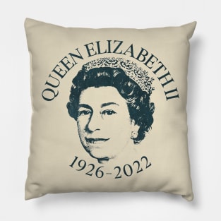 queen elizabeth 1926-2022 Pillow