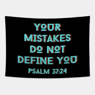 Your Mistakes Do Not Define You | Christian Typography Tapestry