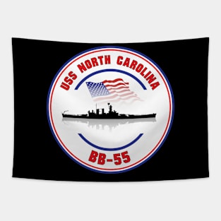 USS North Carolina BB-55 Tapestry