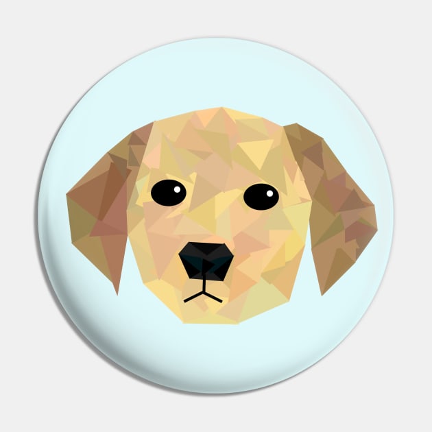 Geometric Labrador Pin by Geometrico22