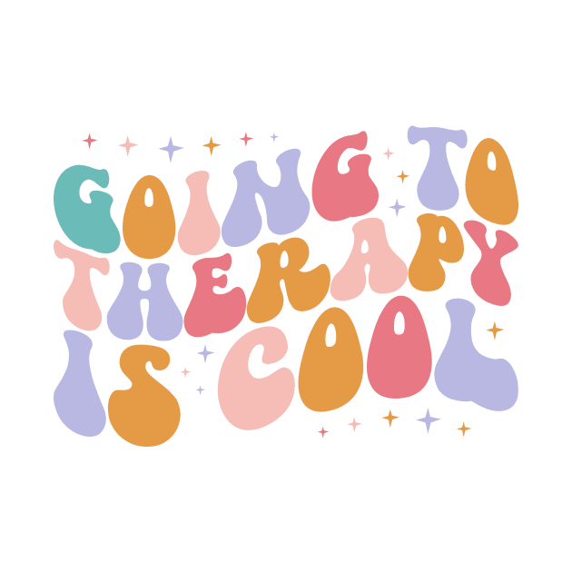 Retro Mental Health, Going to Therapy is Cool by mcoshop