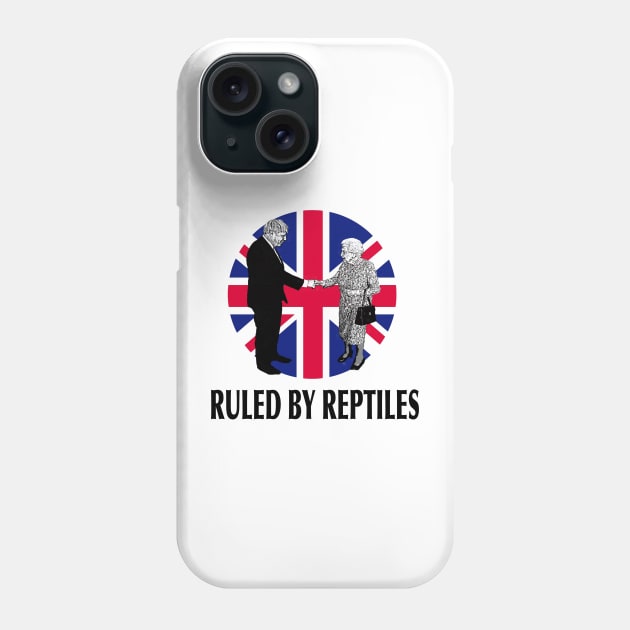 Boris and The Queen - Ruled By Reptiles Phone Case by RichieDuprey