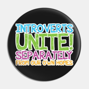 Introverts Unite! Pin