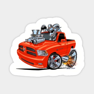 Dodge RAM ORANGE Truck Magnet