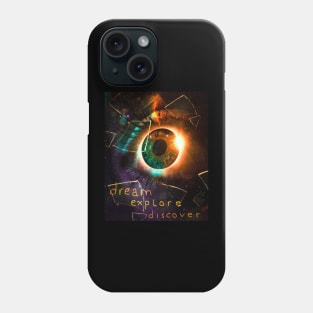 Dream, explore, discover Phone Case