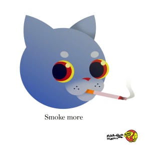 Smoke More Cat T-Shirt