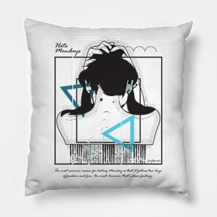 Intolerance & Hate mondays version 9 Pillow