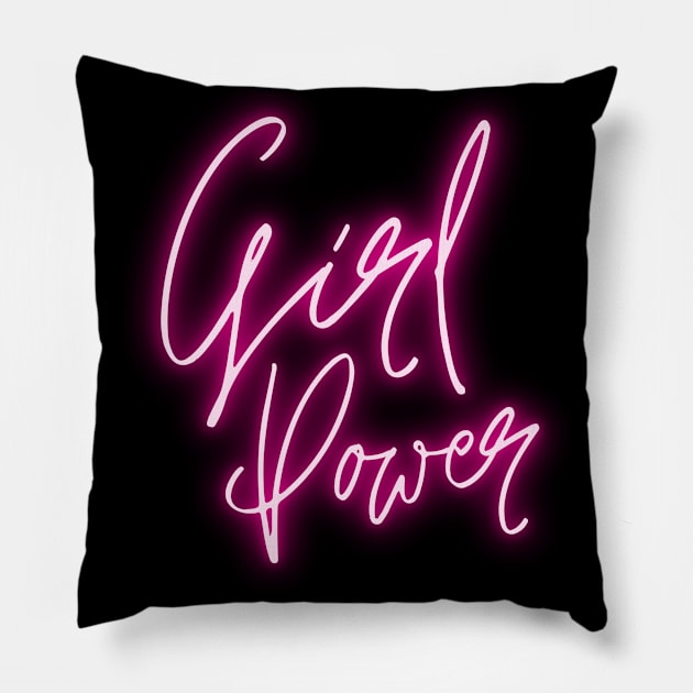 Girl Power Pillow by Catchy Phase