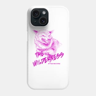 Wolf, The Wilderness- Pink Design Phone Case