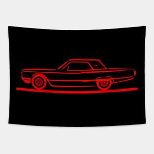 1964 Ford Thunderbird Hard Top Red Tapestry