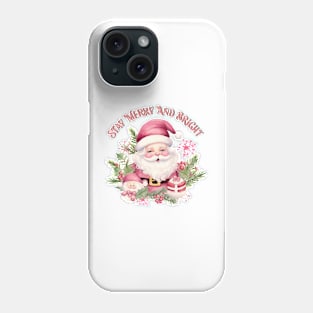 Vintage Pink Christmas Quote Phone Case