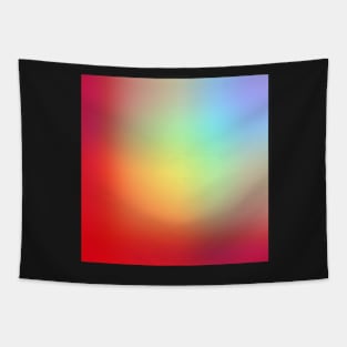 Rainbow Blur Right Angled Tapestry